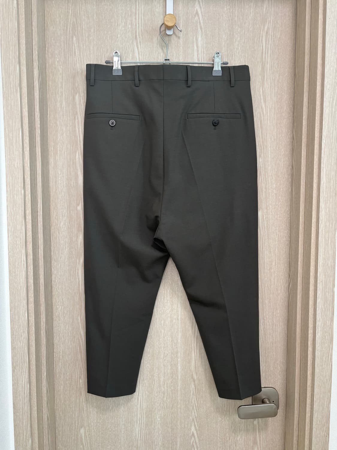 릭오웬스 DIRT 사루엘 울 슬랙스46/DARK DUST 상품이미지3