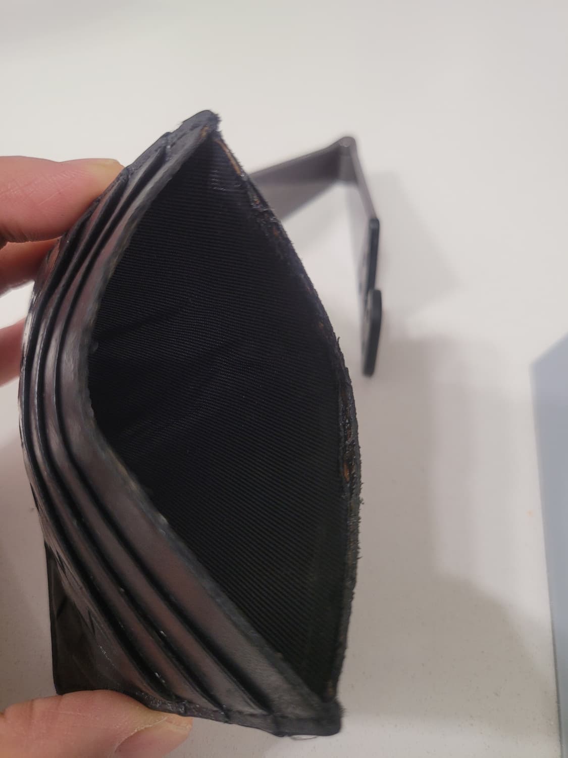 [정품] 보테가 베네타 6슬롯 카드지갑 블랙 (인트레치아토)
 상품이미지8