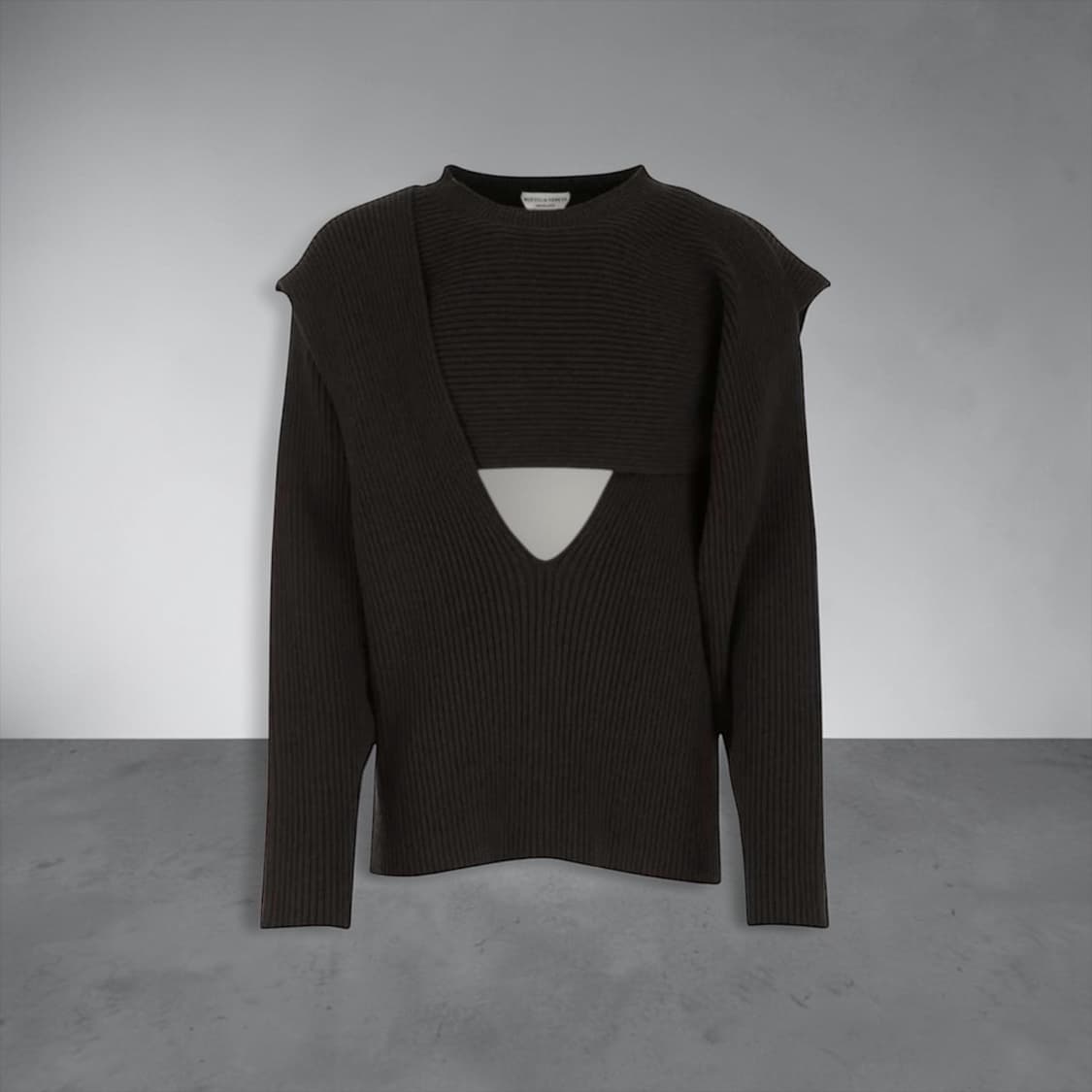 100~105/ 보테가베네타 컷아웃 인트레치아토 리브 니트 상품이미지1