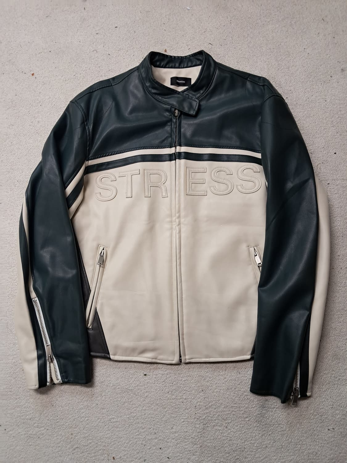 민타임 비건레더  자켓 상품이미지1