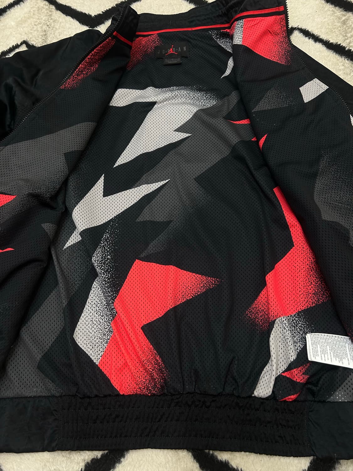 [실측XL]조던 PSG 파리생제르망 에어수트 매쉬 바람막이/블랙 상품이미지6