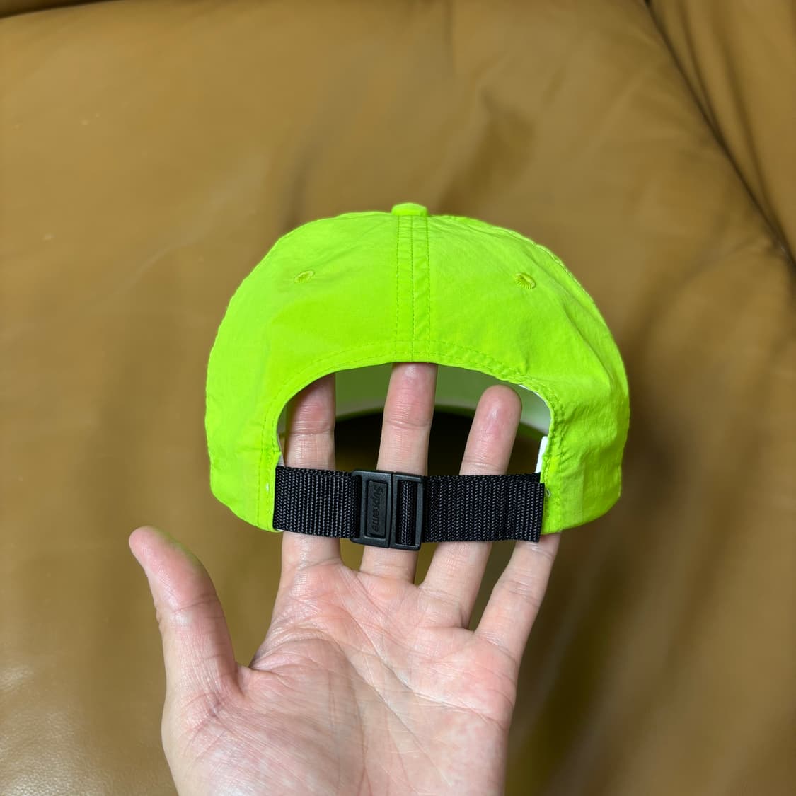 Supreme 슈프림 라임 6패널 볼캡 모자 (Lime) 상품이미지7