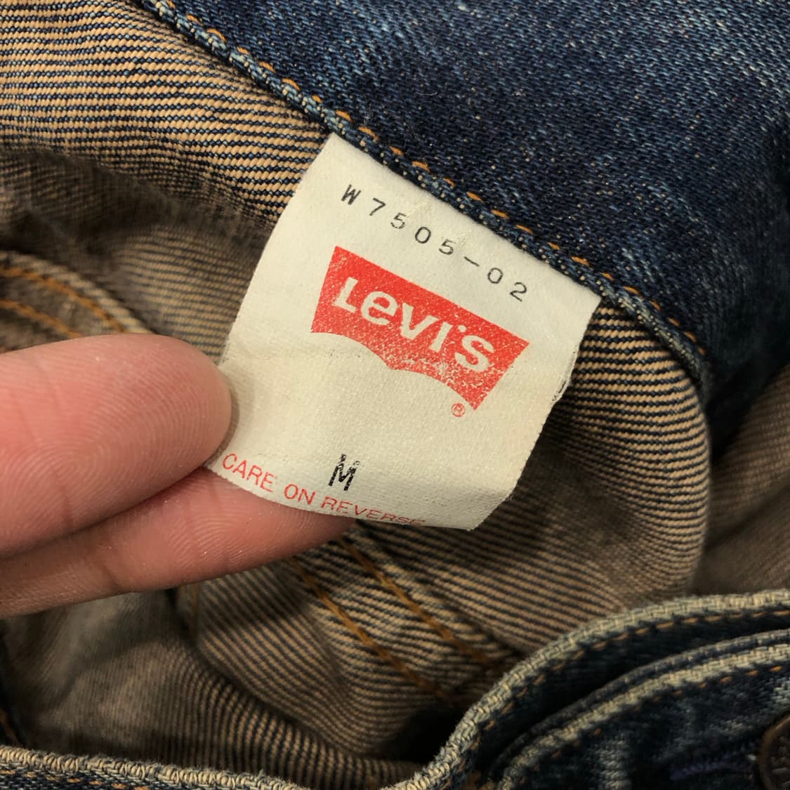 리바이스 재팬 90s 데님 트러커 자켓 W7505 상품이미지6