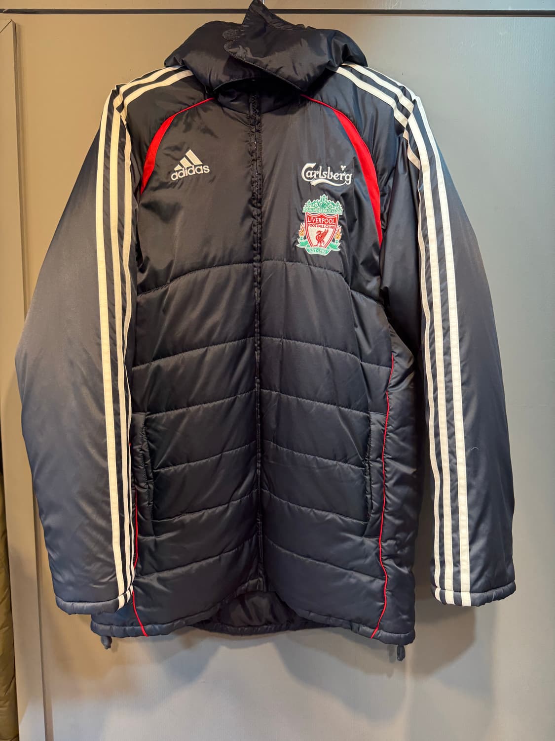 아디다스 리버풀 06시즌 칼스버그 벤치 코트 자켓 상품이미지1