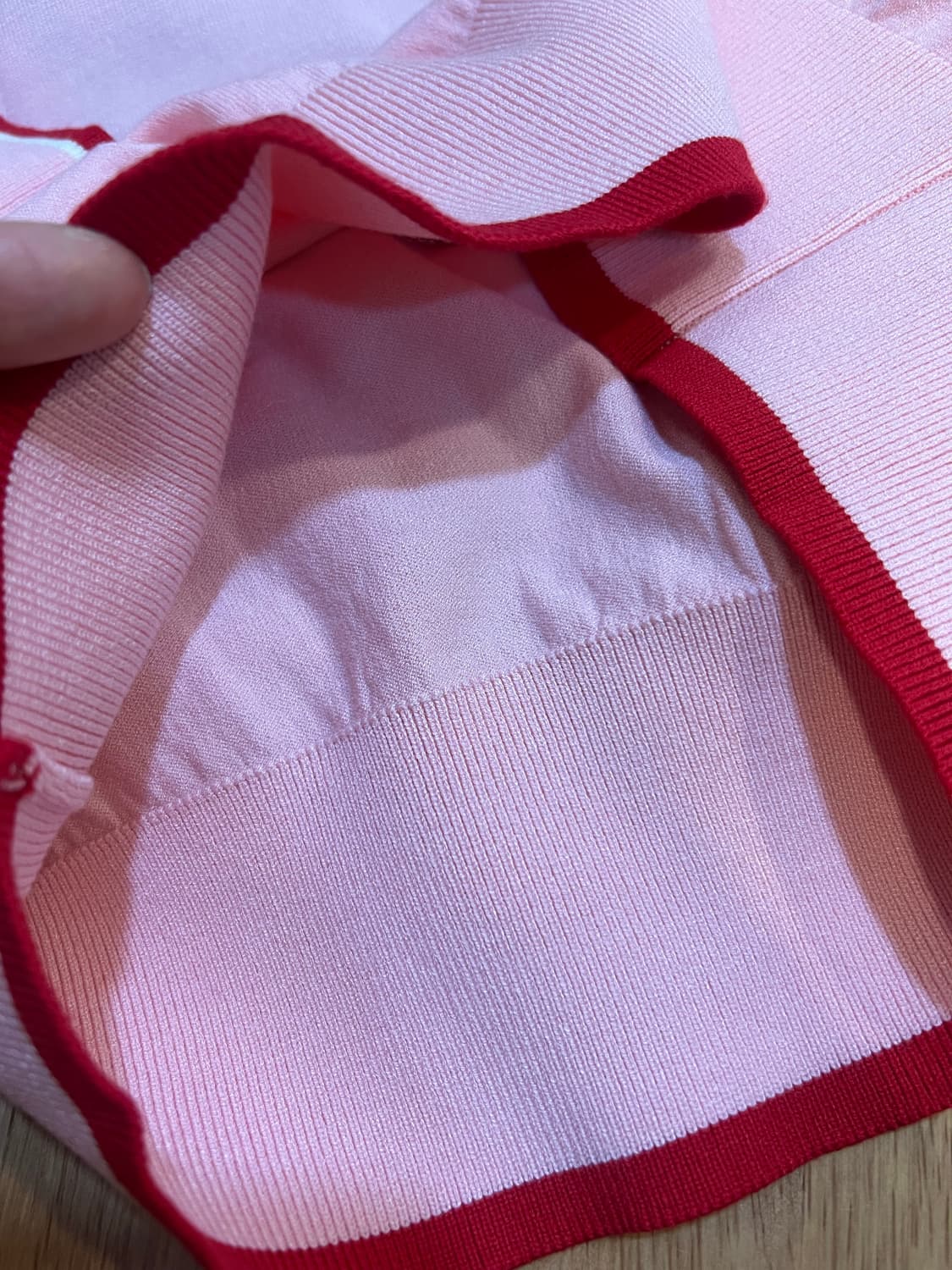 말본 여성 핑크 카라니트티셔츠 골프니트 상품이미지6