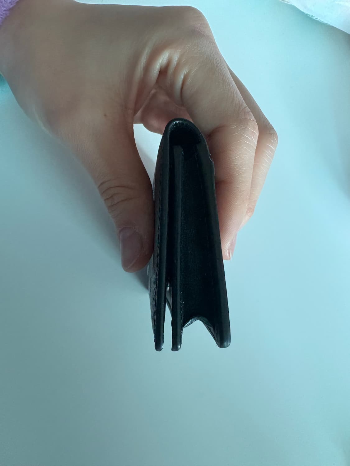 메종 마르지엘라 레더 카드 홀더 블랙 상품이미지6