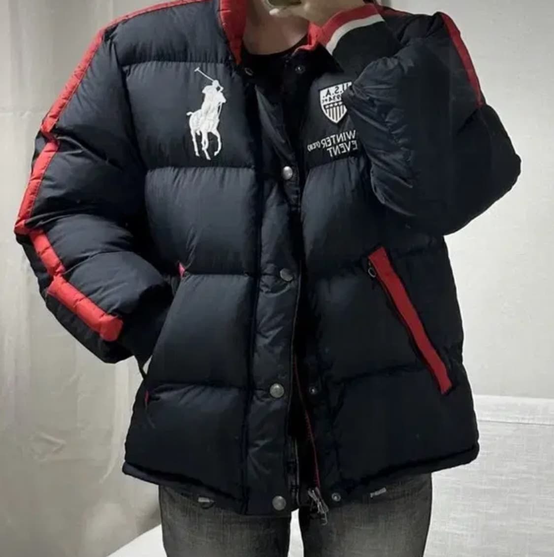 폴로 빅포니 패딩 자켓 S 상품이미지2