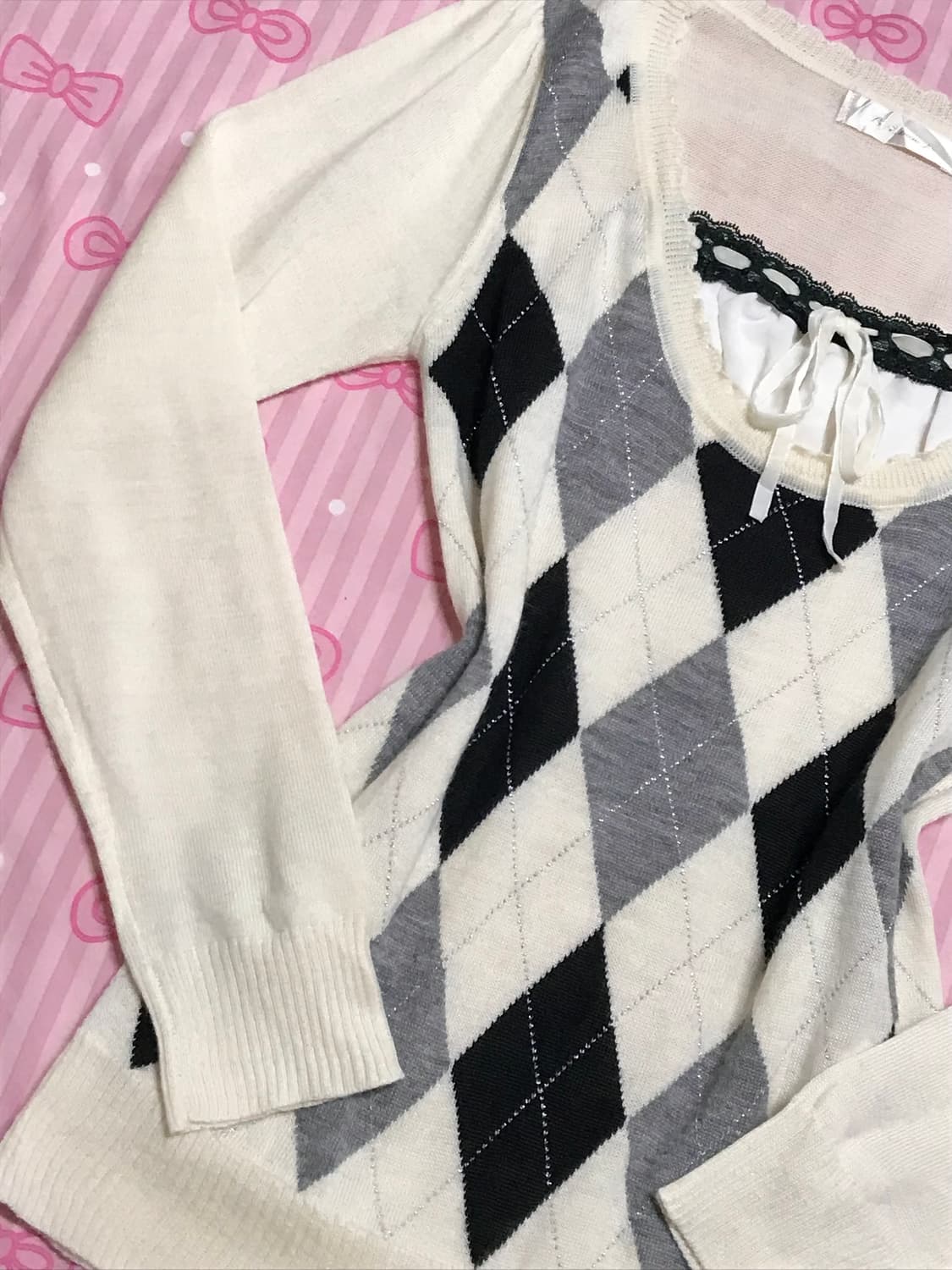 아가힐 레이어드 니트 로걀 히메갸루 공겜 상품이미지4