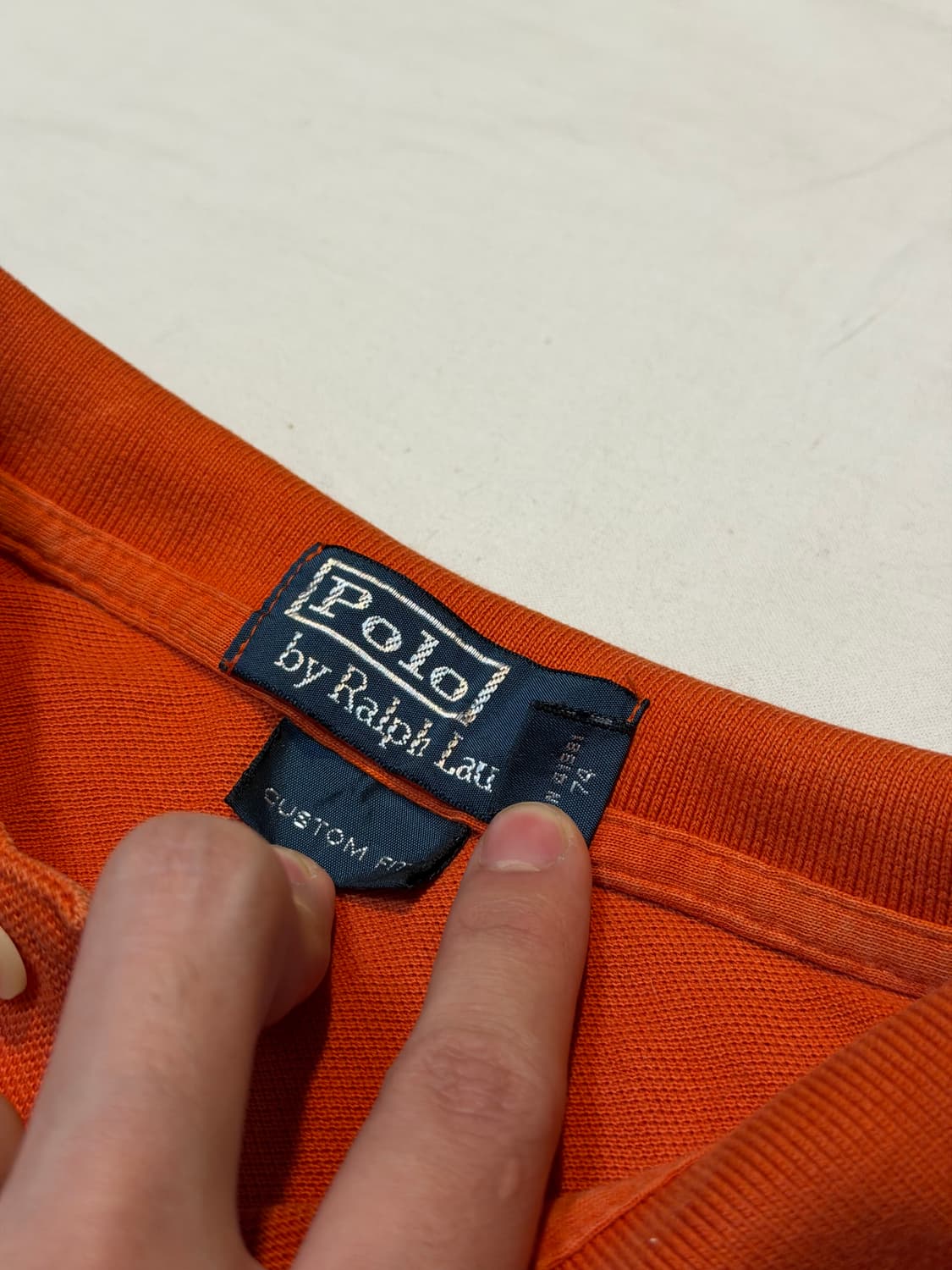 폴로 랄프로렌 빅포니 치프키프 카라티 오렌지 상품이미지4