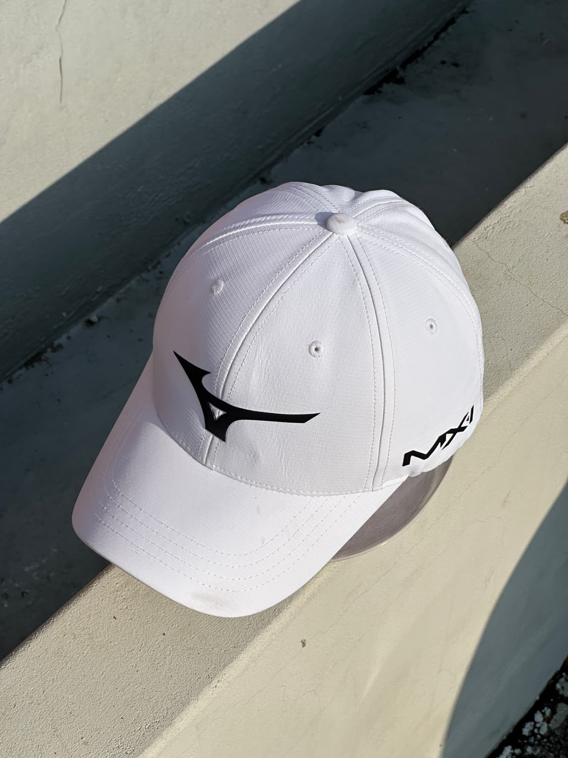 [F] 미즈노 로고 화이트 볼캡 모자 상품이미지2