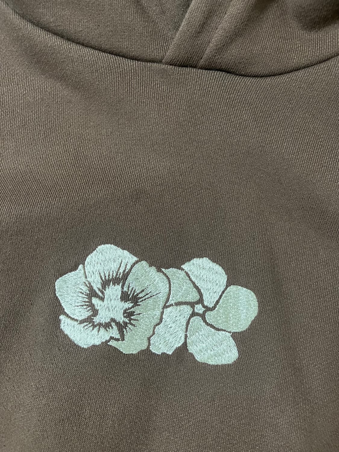 알미래 크롭 후드티 브라운 s 상품이미지5