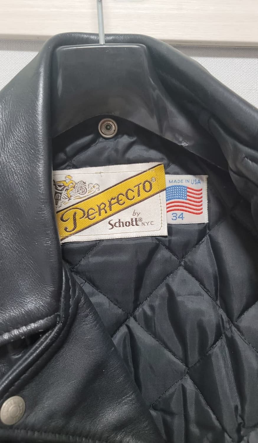 쇼트 nyc 퍼펙토 618 (소가죽 더블 라이더 자켓) 상품이미지3