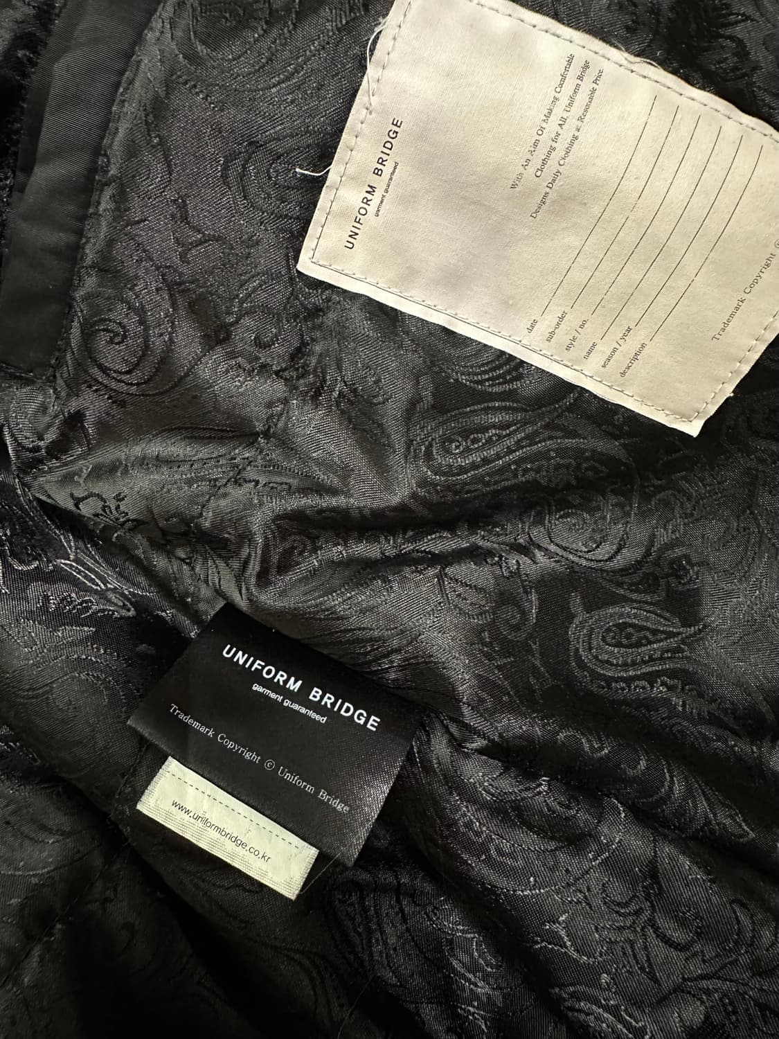 유니폼 브릿지 블랙 항공 점퍼 상품이미지6