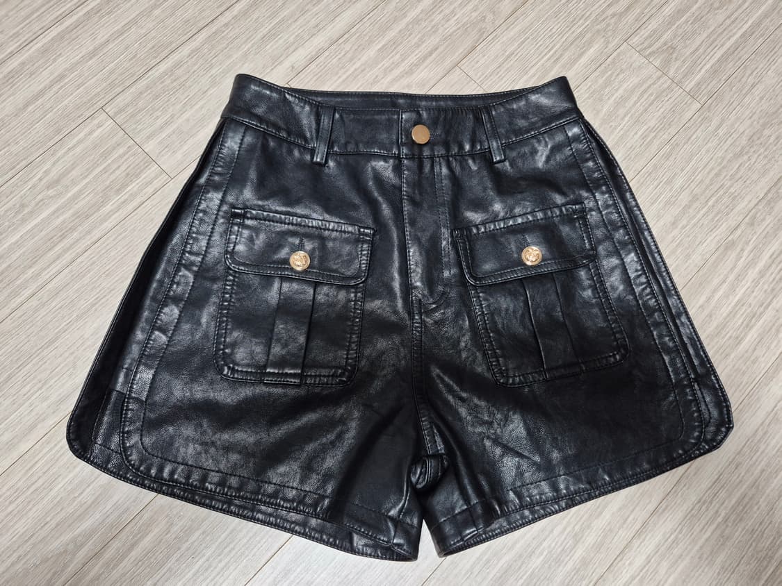 레더 반바지 숏팬츠 가죽반바지 24~25추천 상품이미지1