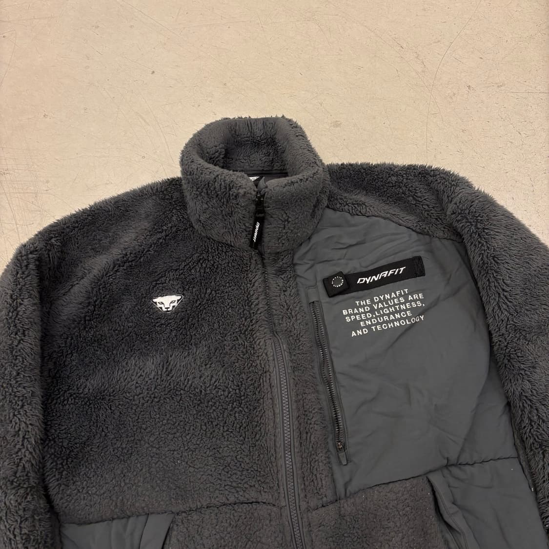 다이나핏 그레이 플리스 자켓 상품이미지2