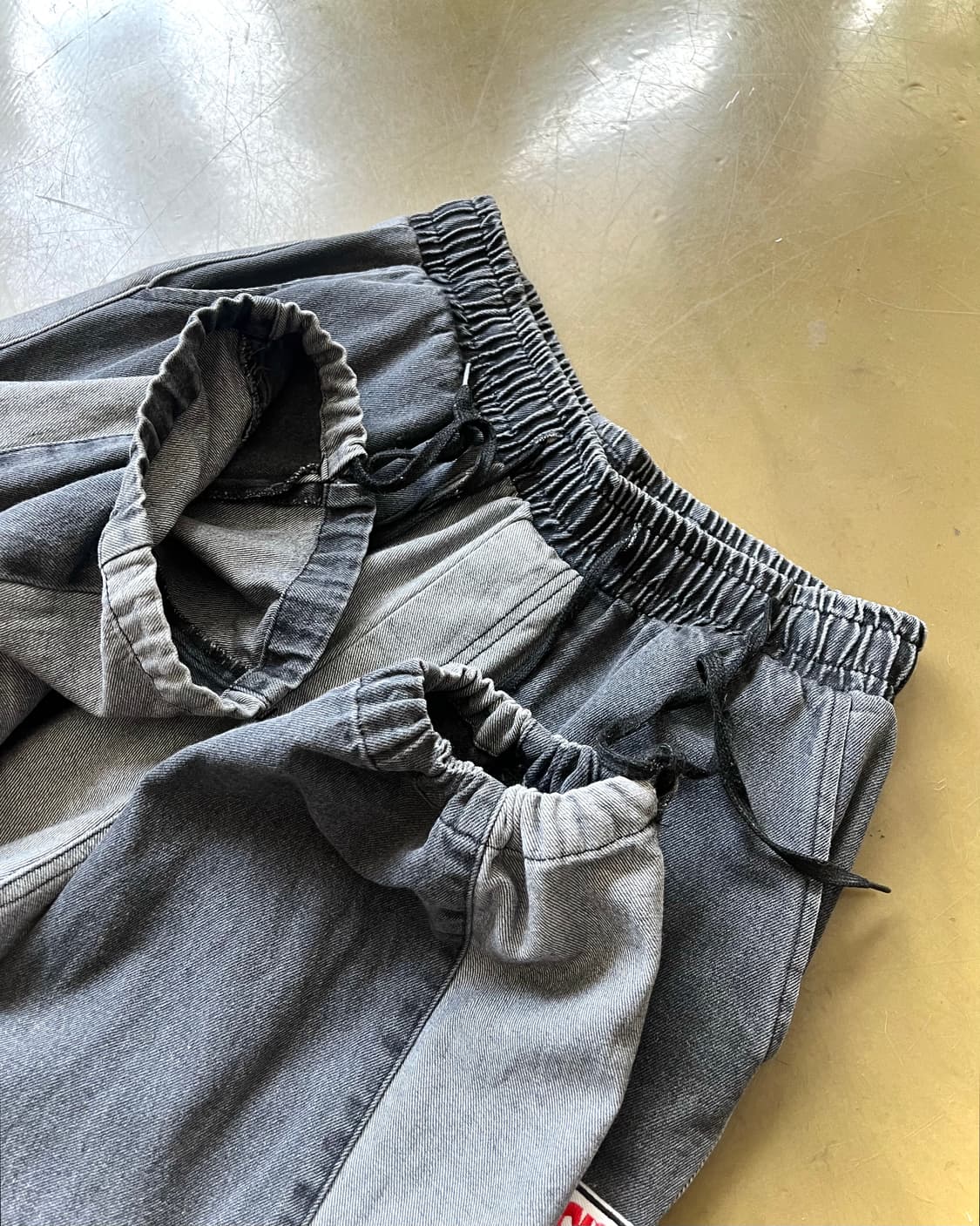 Japanese Vintage Band Patch Denim Pants 상품이미지6