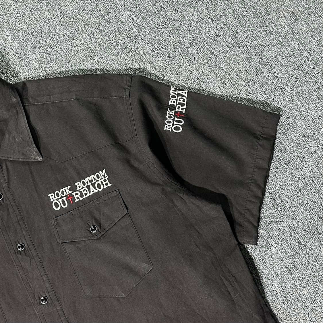 WRANGLER 랭글러 하프셔츠 블랙(L/old-7584) 상품이미지4
