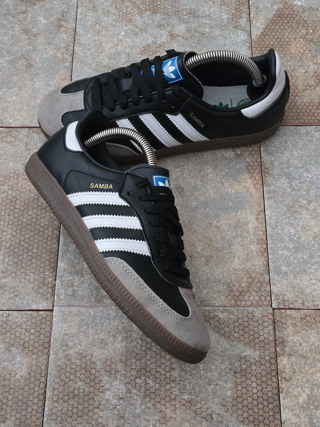 (230)아디다스 삼바 비건 블랙 화이트 상품이미지6