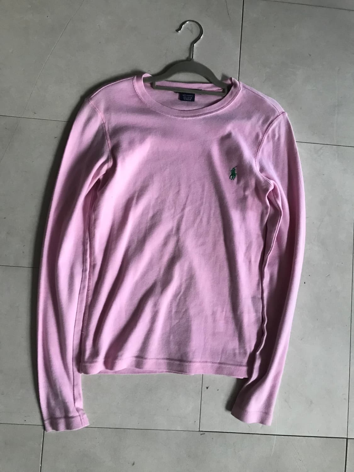 폴로 연핑크 롱슬리브 상품이미지9