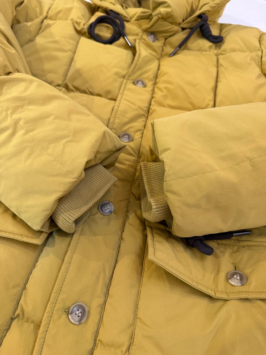 에디바우어 카라코람 시그니쳐 구스다운 파카 머스타드 상품이미지4