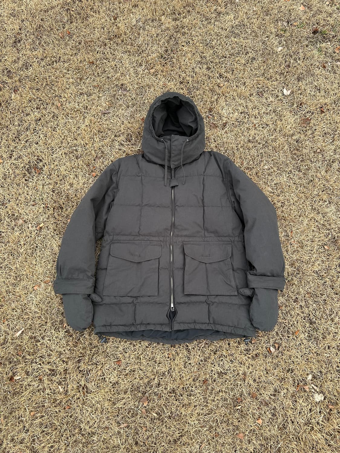 42오늘만 택포85만)23fw올드조 알파인 파티나 다운코트 그라파이트 상품이미지1