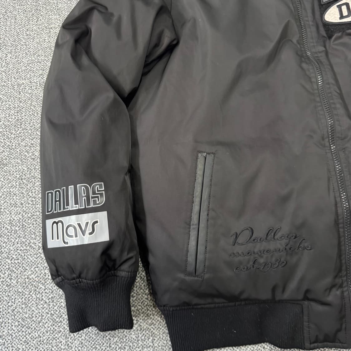 NBA  사우스웨스트디비젼 달라스 MA1 항공자켓 상품이미지3
