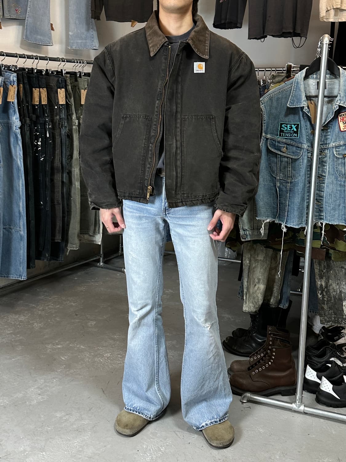 90's USA Made 칼하트 J02 아크틱 자켓 칼하트 디트로이트 상품이미지2