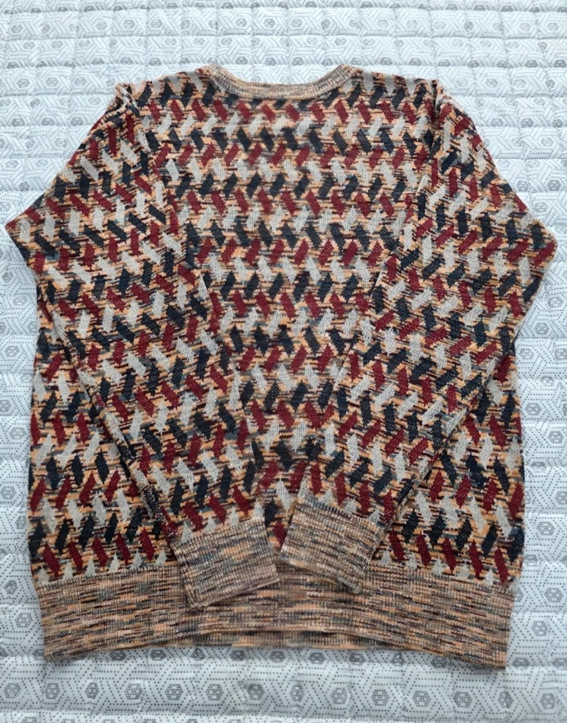 미쏘니 패턴 니트~77 상품이미지1