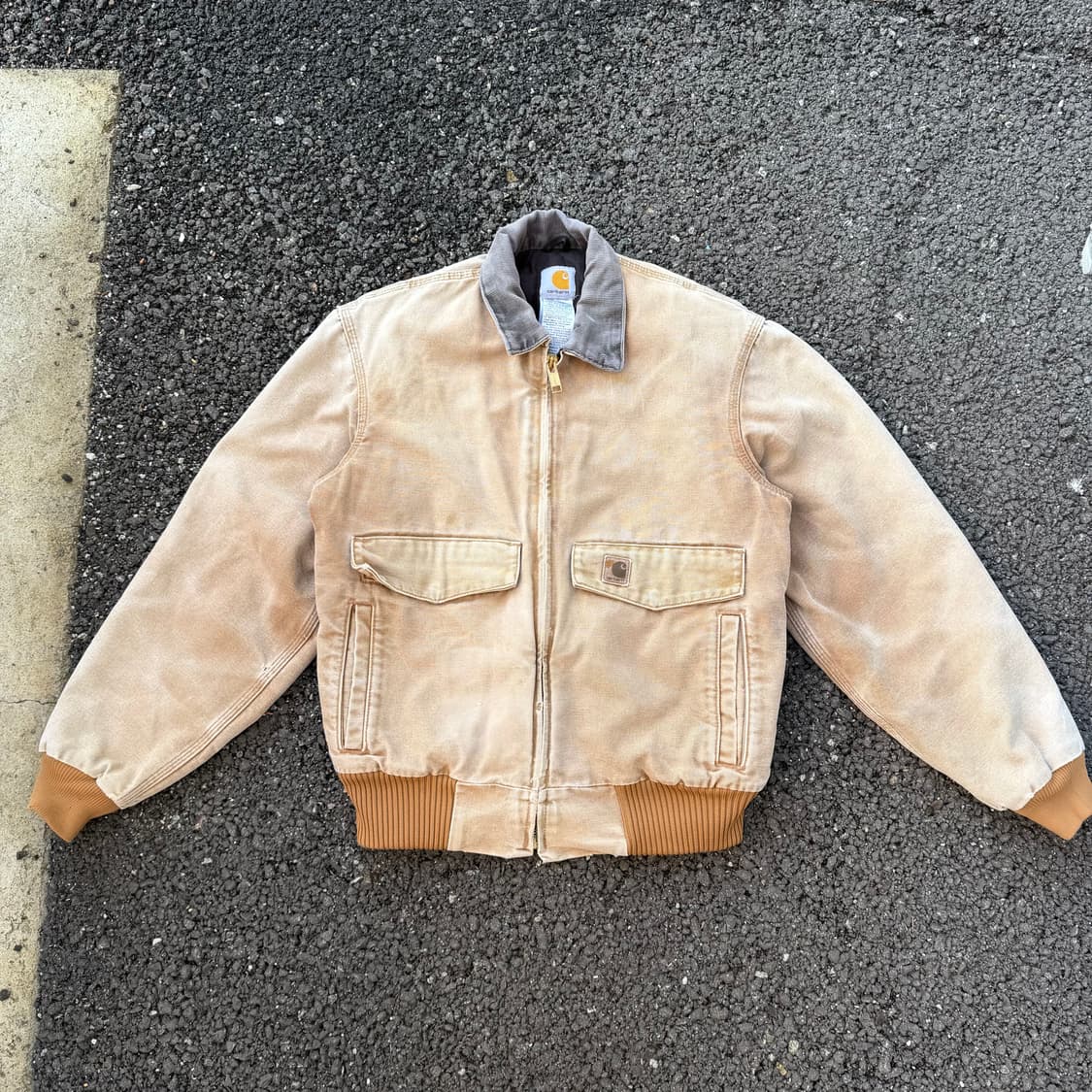 빈티지 칼하트 J165 BRN 워크 자켓 M 상품이미지1