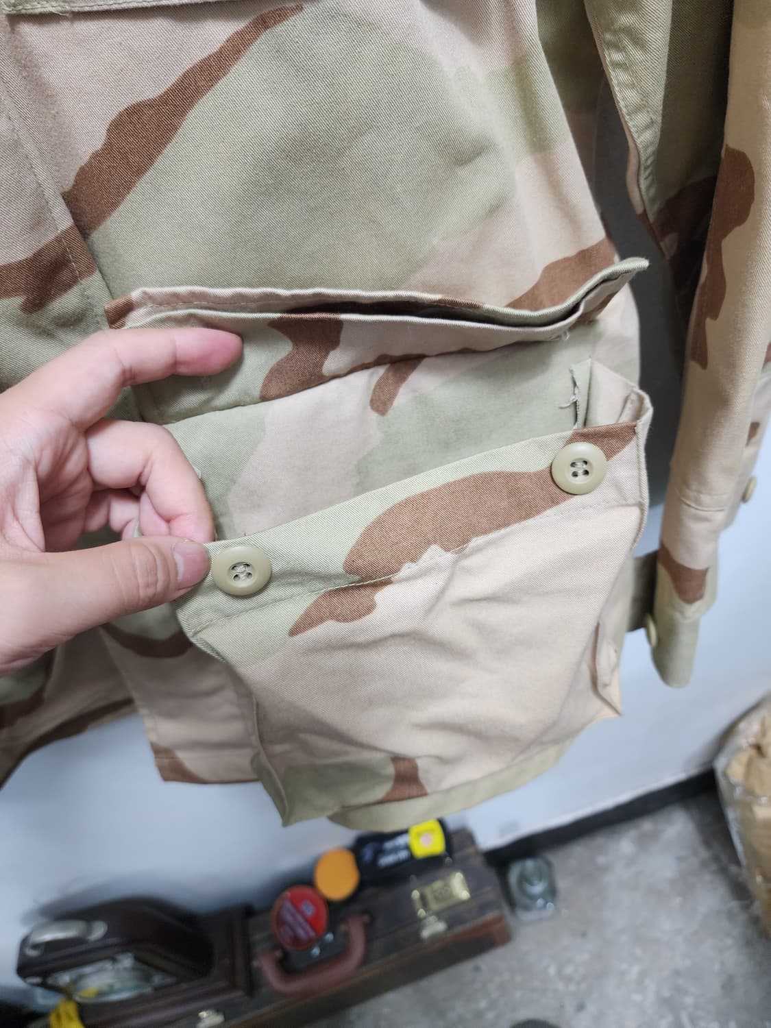 US ARMY 미군 데저트 밀리터리 셔츠 상품이미지5