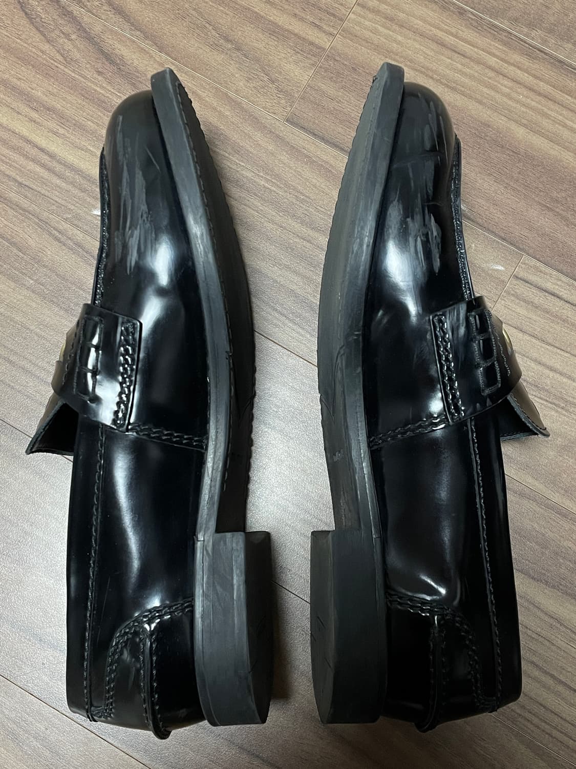 미우미우 페니 로퍼 블랙 37.5 상품이미지2