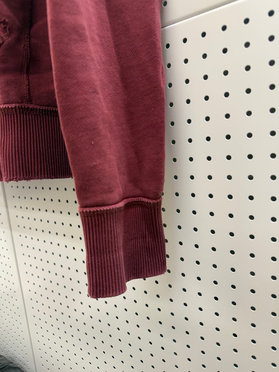 아베크롬비 버건디 빅로고 후드집업 U376 상품이미지4