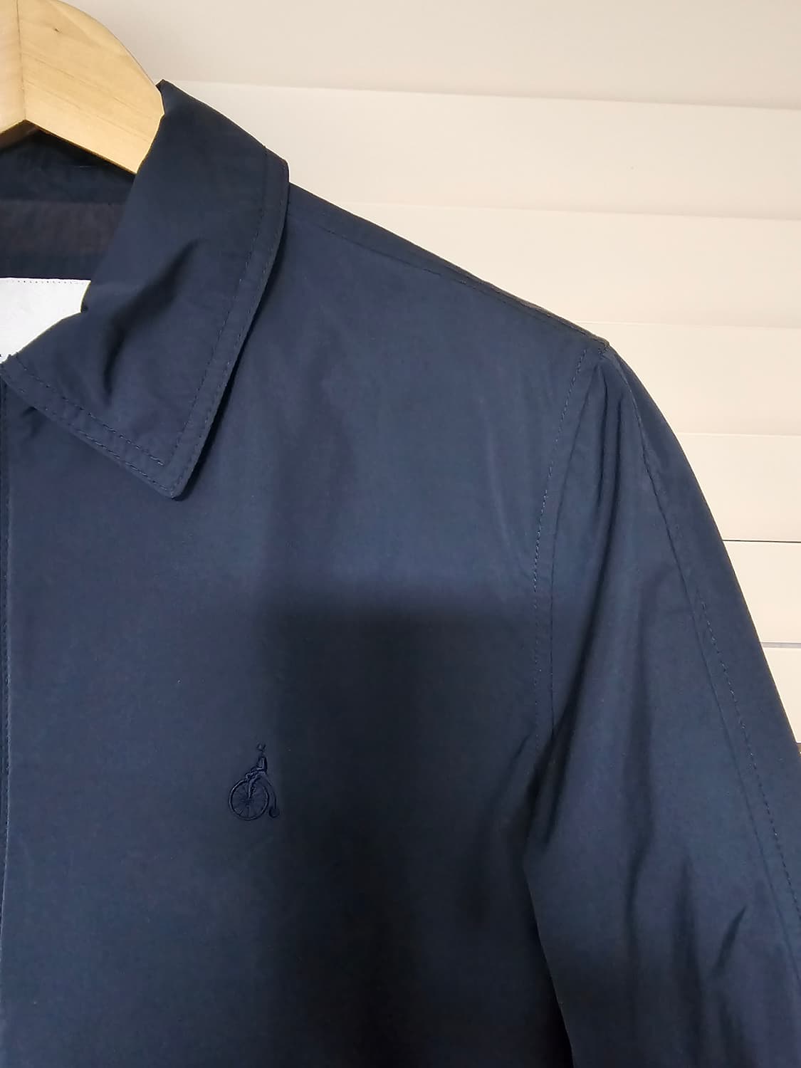 빈폴 네이비 솔리드 집업 블루종자켓 100(L) 상품이미지2