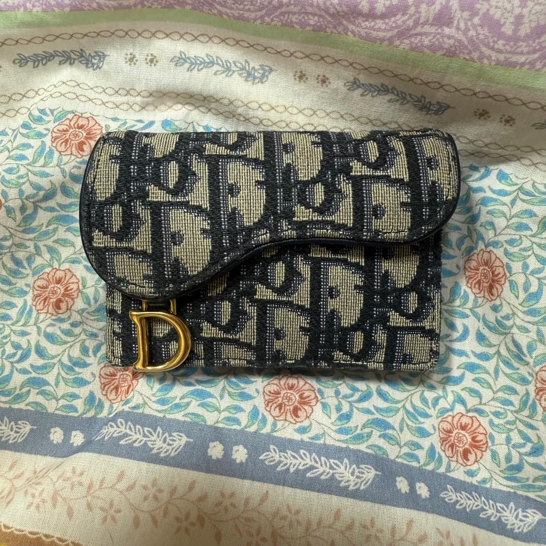 디올 오블리크 새들 카드지갑 상품이미지1