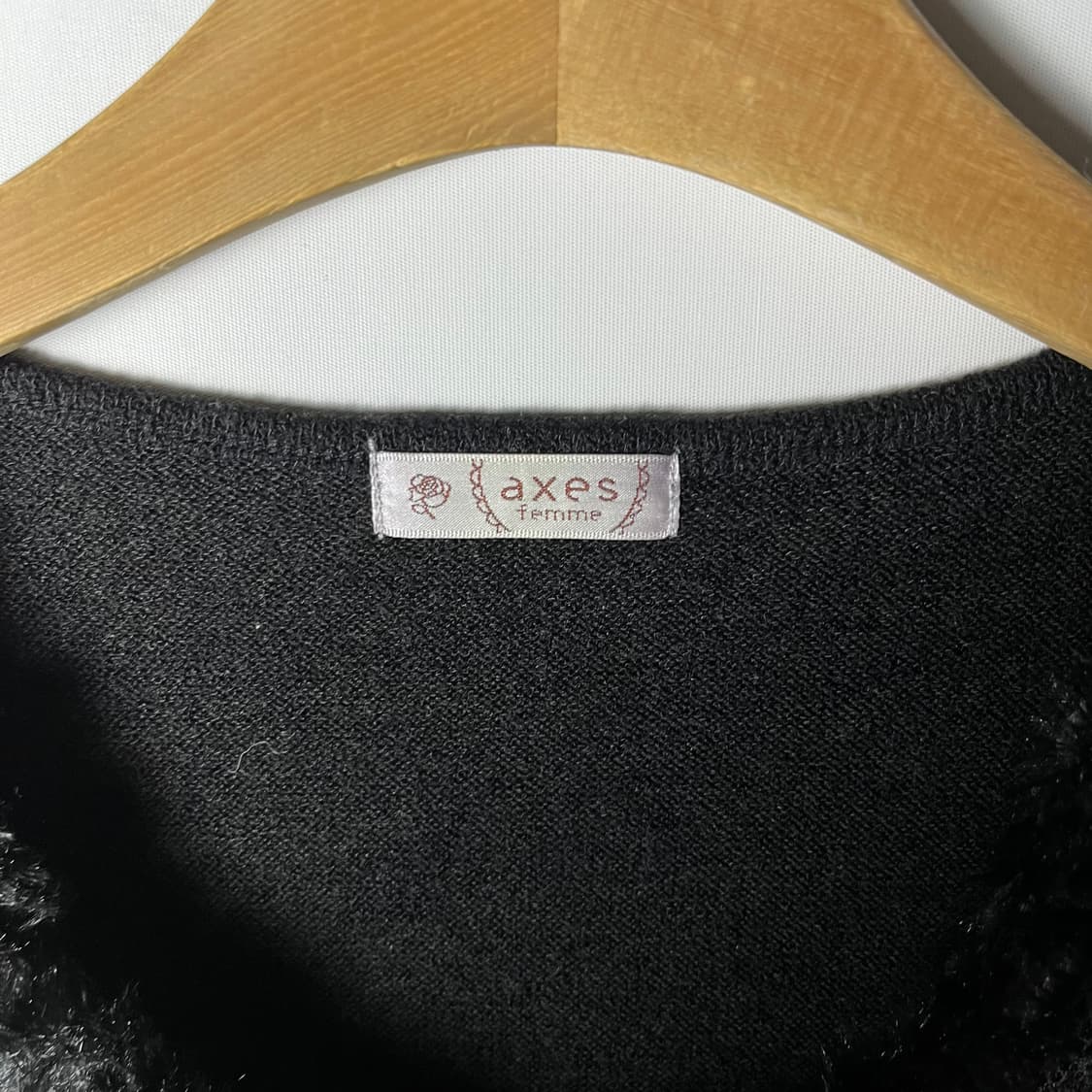 [Axes femme] 엑시즈팜 네코 퍼 니트 상품이미지5