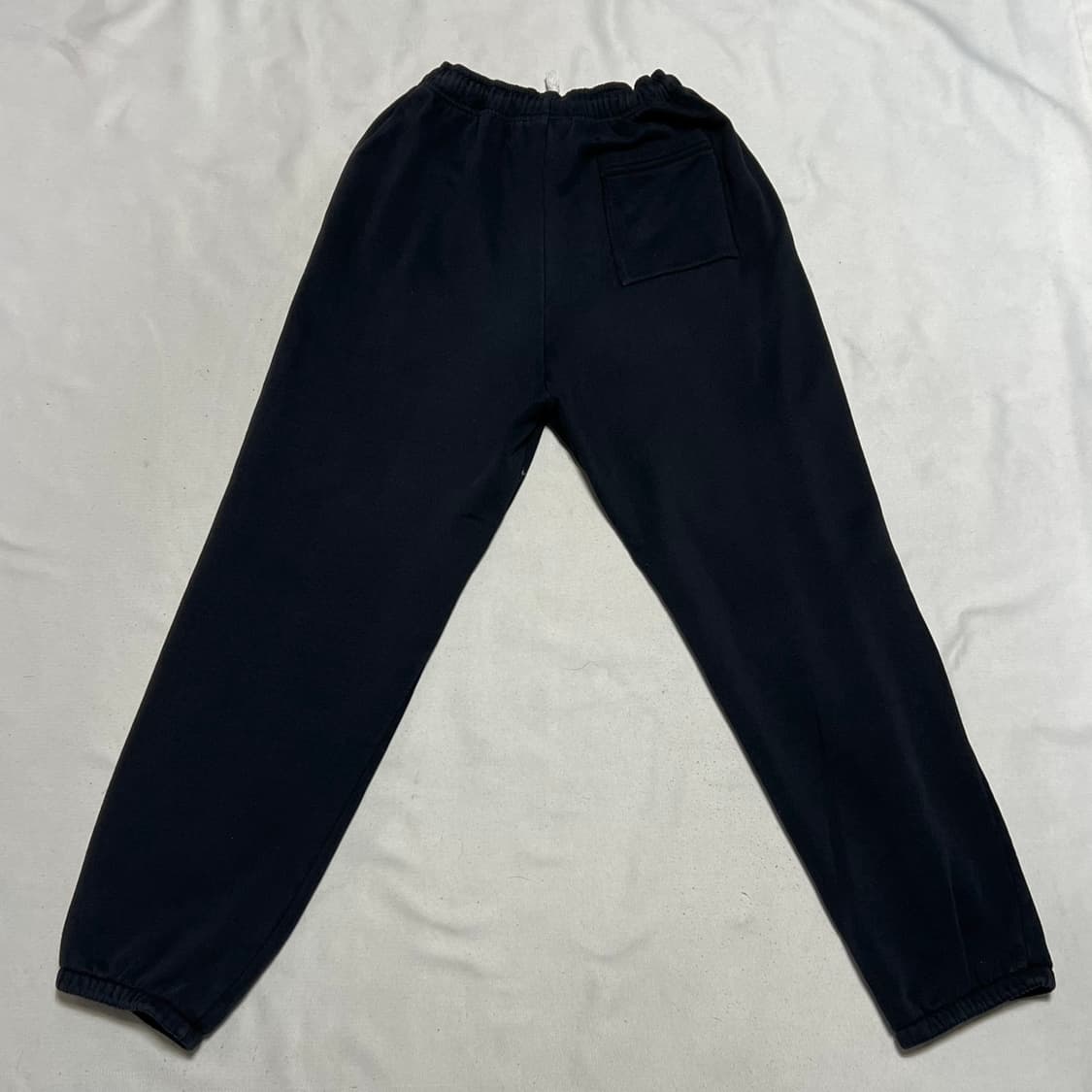 XS 아크네스튜디오 페이스 로고 블랙 조거팬츠 상품이미지3