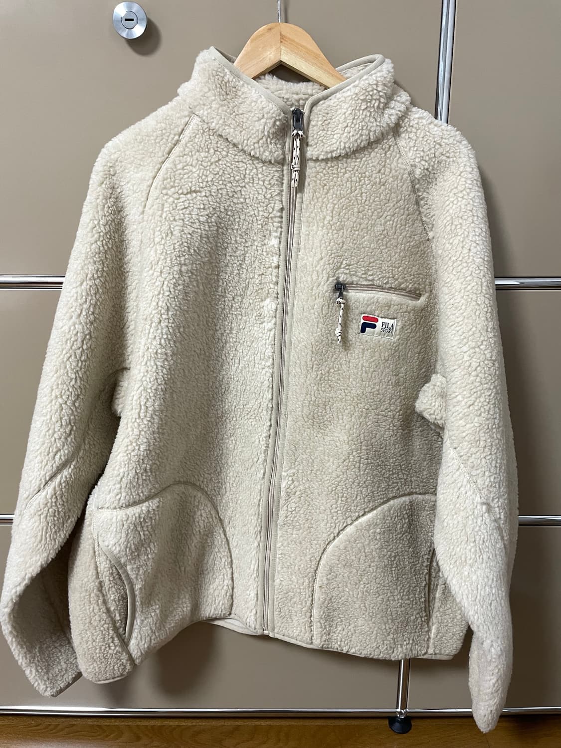 휠라 뽀글이 집업 상품이미지1