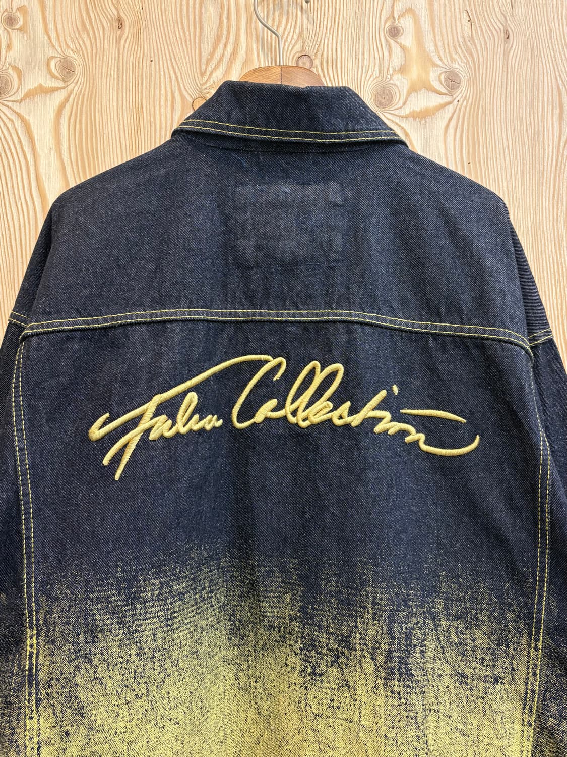 후부 프린팅 코팅 데님자켓 상품이미지4