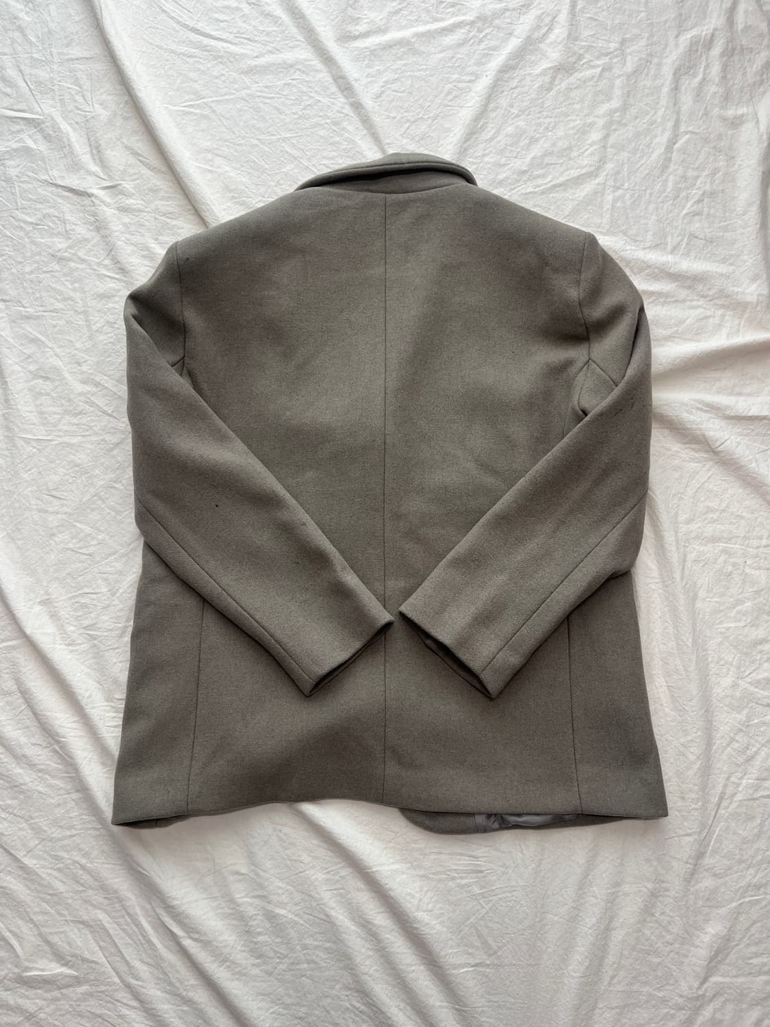 릿킴 오버핏 울 자켓 카키 상품이미지5