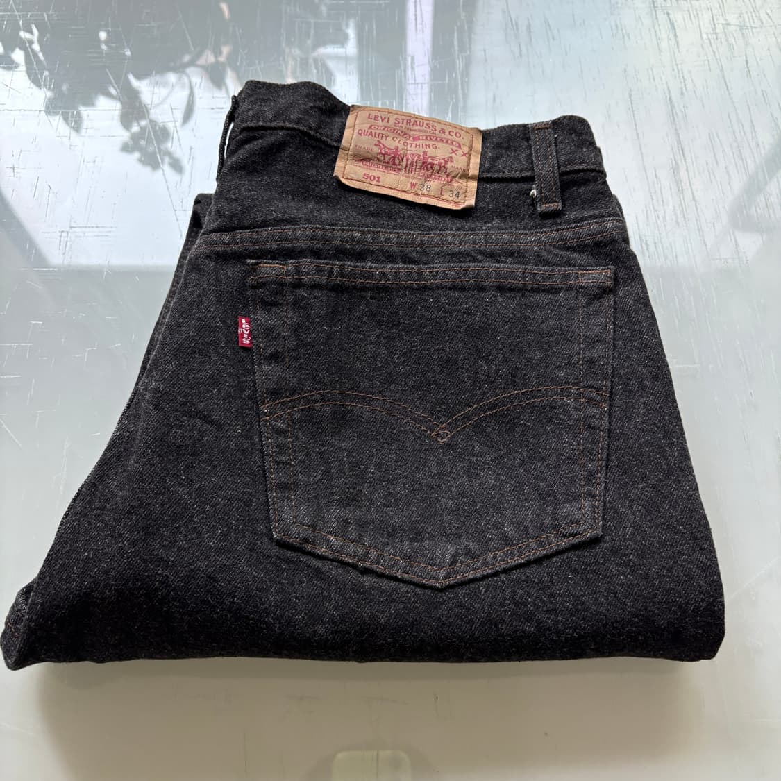 90s 리바이스 501-0658 흑청 블랙진 made in usa 상품이미지1