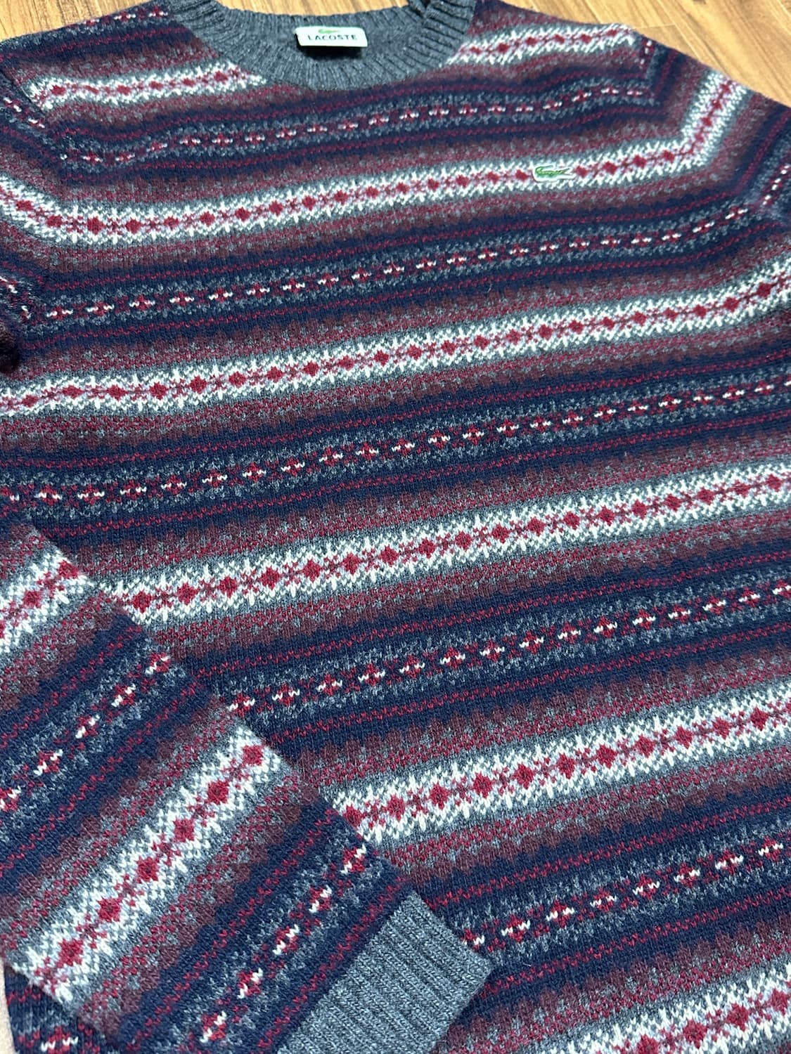 라코스테 페어아일 울 니트 스웨터 4 상품이미지3