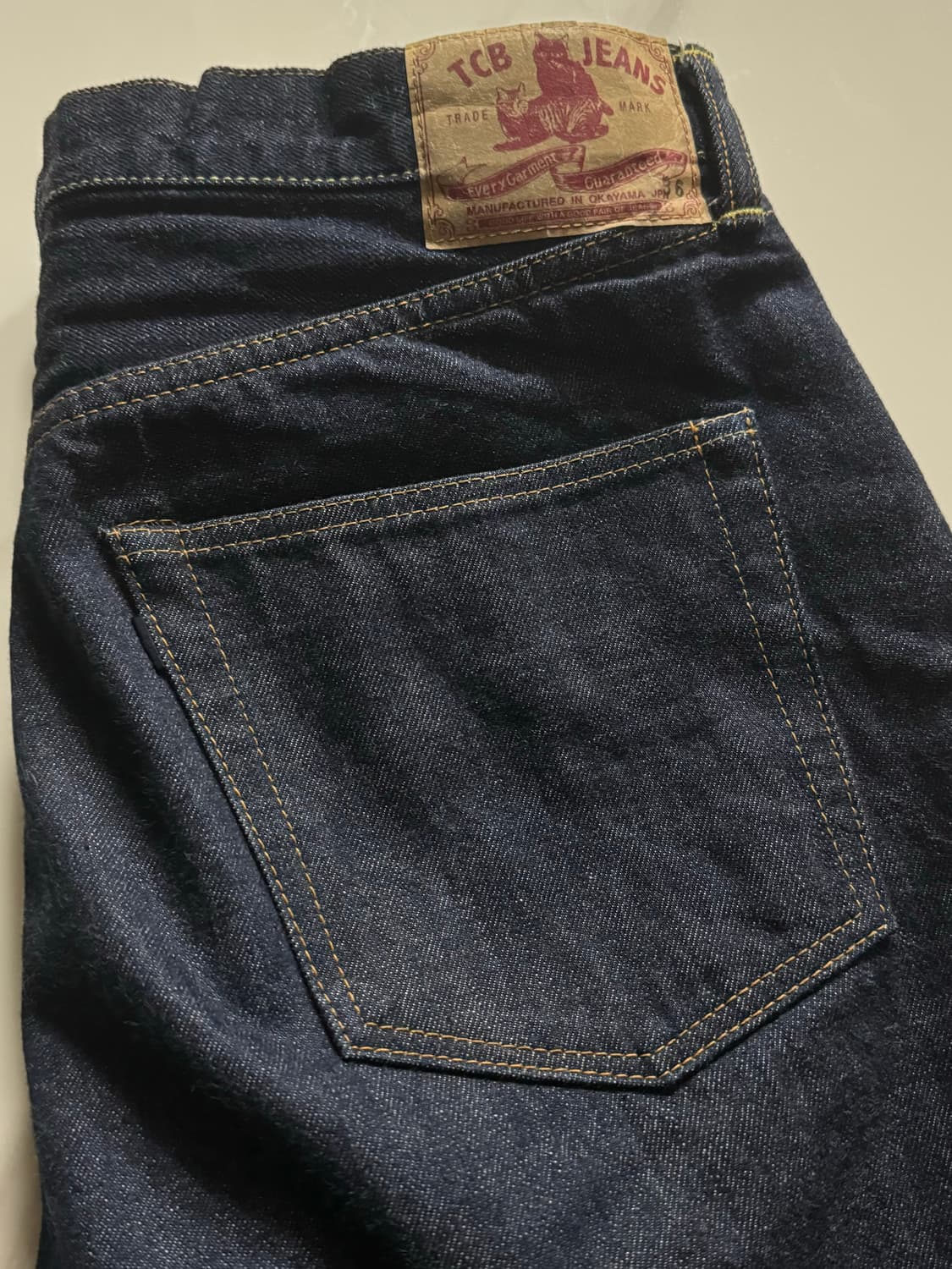 (급처) TCB Jeans 50s Selvedge One Wash 데님 상품이미지2