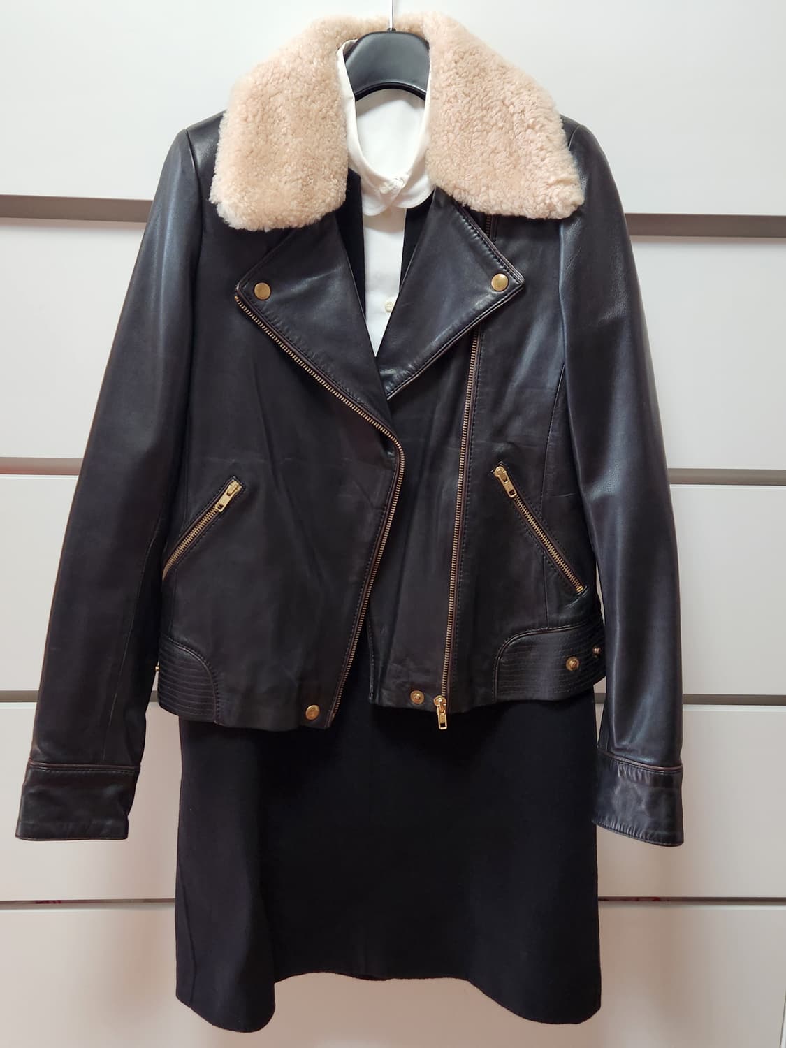 마쥬 송아지가죽자켓 상품이미지6