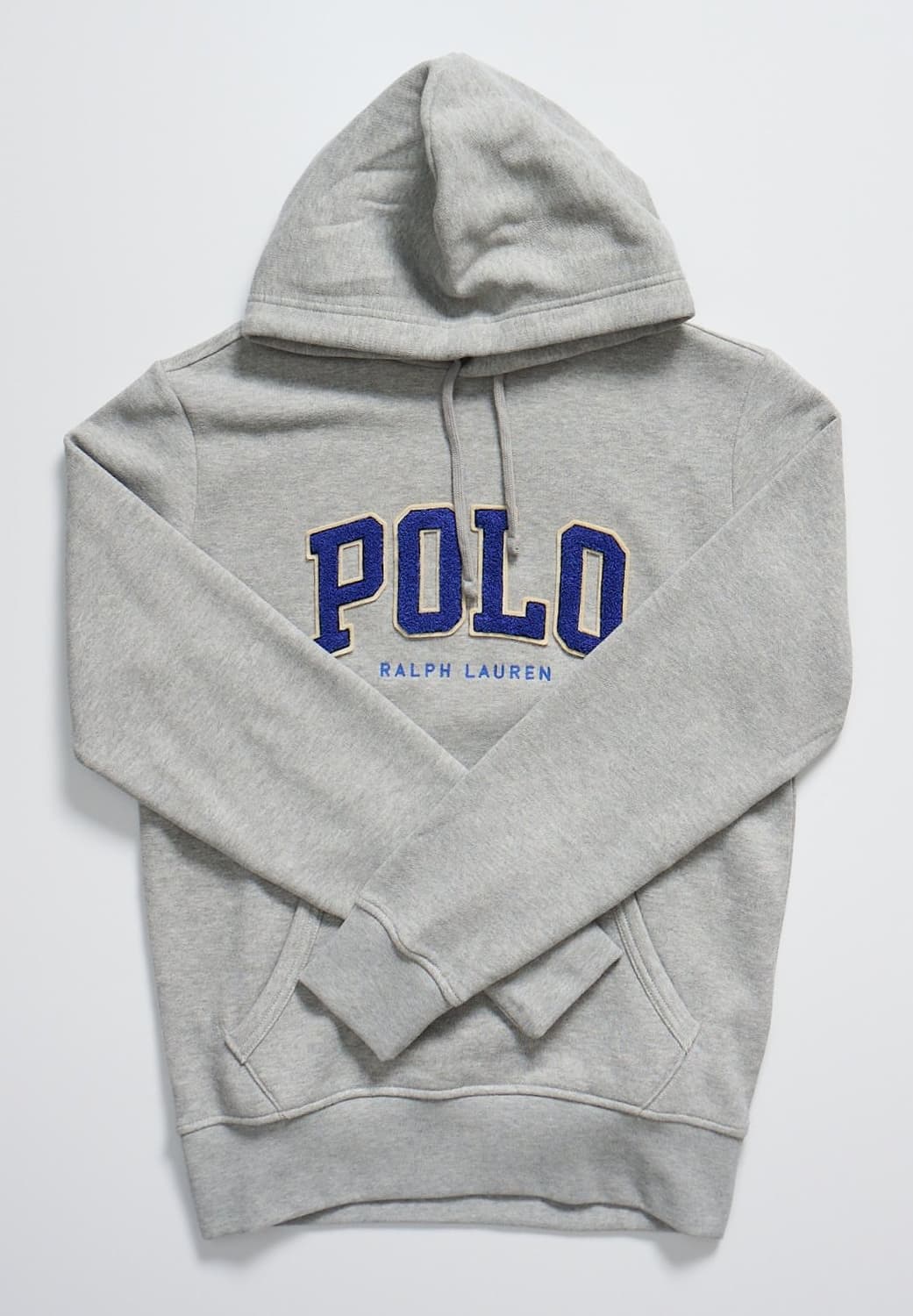 폴로 랄프로렌 아플리케 로고 후드티셔츠 그레이 L사이즈 상품이미지1