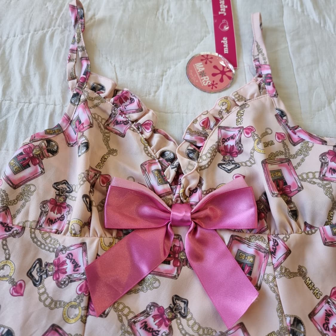 MARS Sugar Gloss 프리미엄 향수 쥬얼 프릴 마즈원핏치마세트 상품이미지8