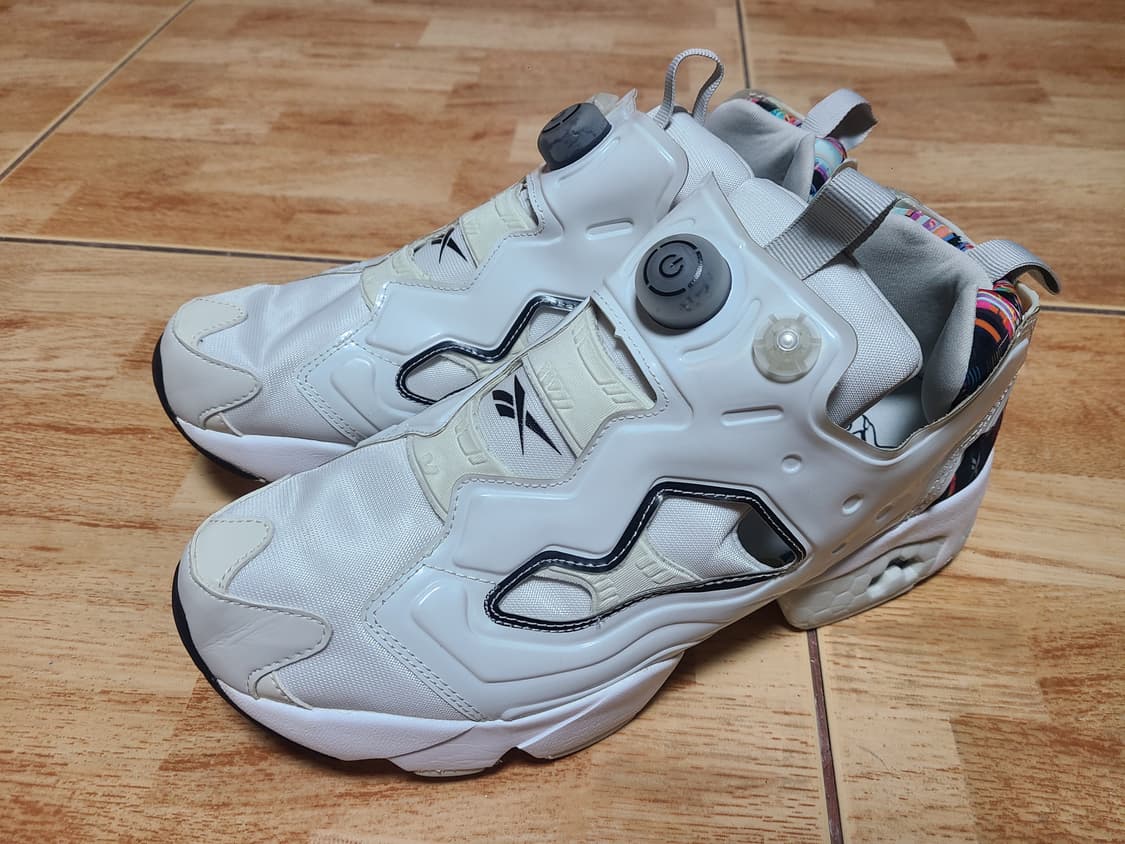 리복 펌프퓨리 샤인화이트 265(260추천) 상품이미지1