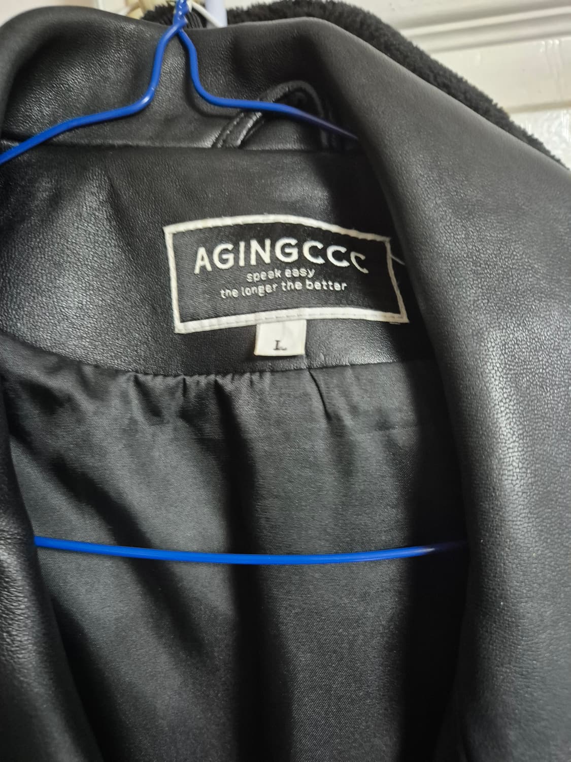 에이징ccc 램스킨 싱글라이더 가죽자켓 상품이미지3