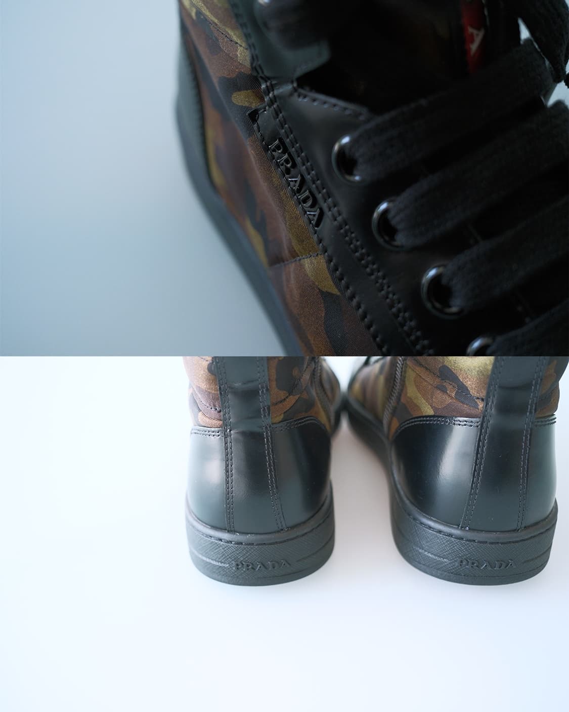 PRADA nylon/leather high top 상품이미지7