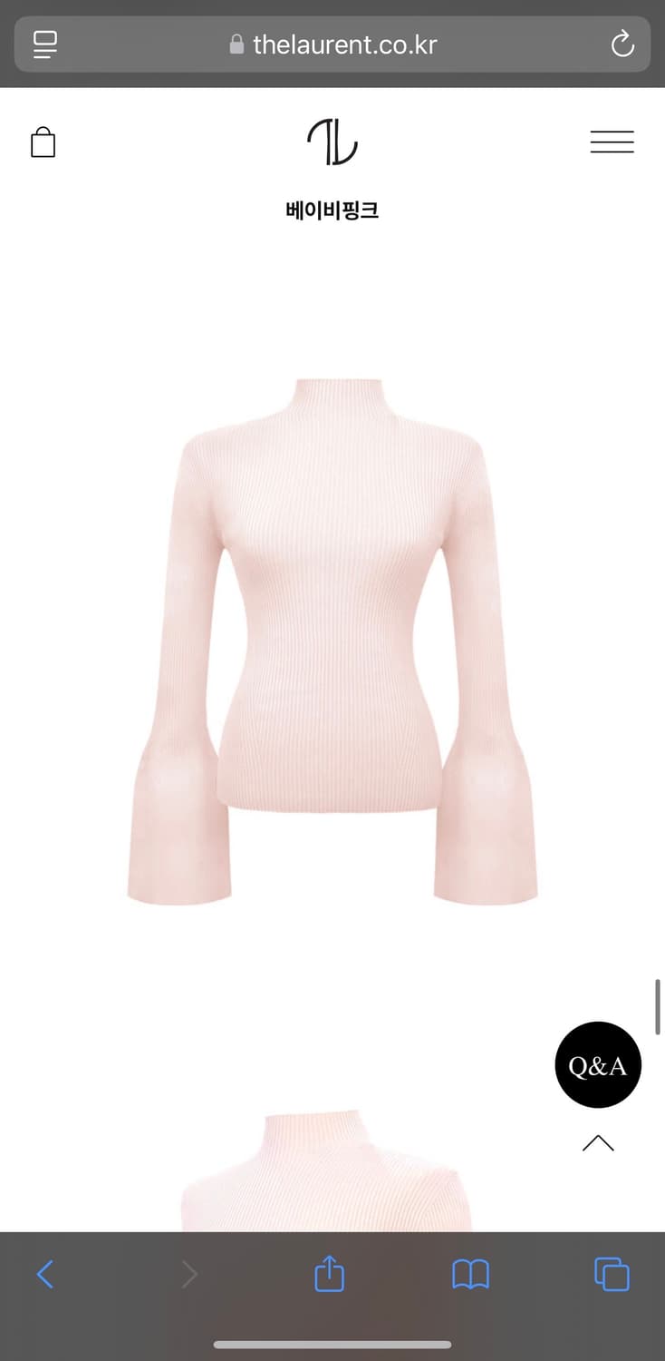 더로랑 Blossom wholegarment knit 상품이미지1