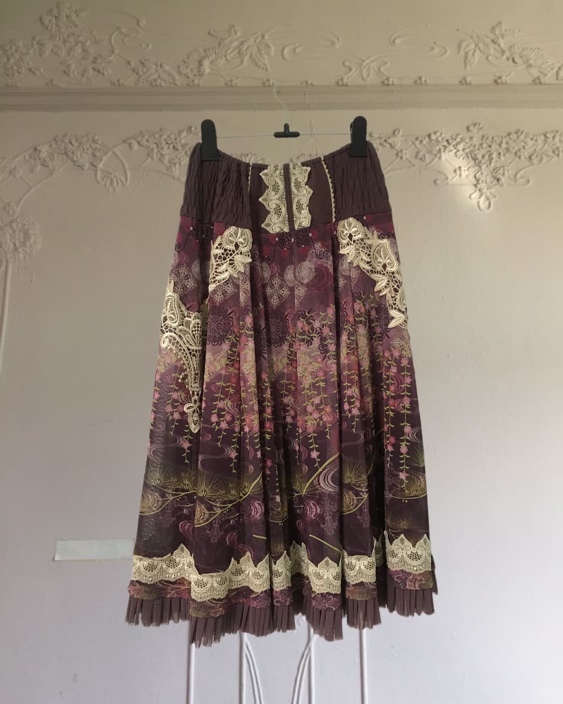 vintage pattern lace skirt  상품이미지9